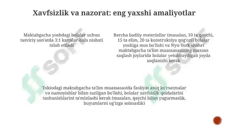Maktabgacha ta'lim tashkilotlarida tasviriy faoliyat mashg'ulotlarini tashkil etish va uyishtirish 3