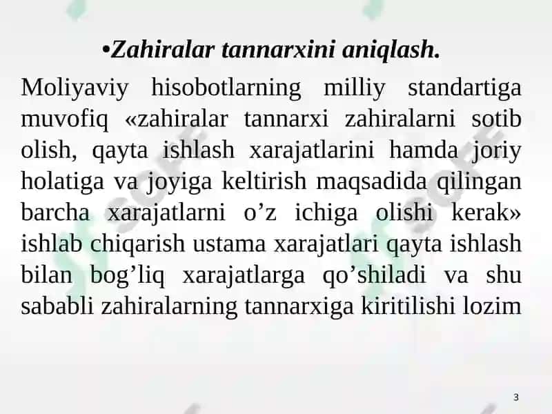 Ustama xarajatlarni taqsimlash bosqichlari va zarurati 3