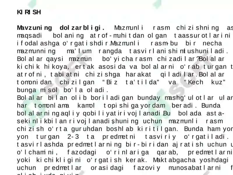 MAKTABGACHA YOSHDAGI GURUHDA BOLALARNI RASM CHIZISHGA O‘RGATISH METODLARI 3