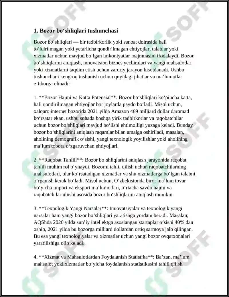 MIKROIQTISODIY TAHLIL ORQALI BOZOR BO‘SHLIQLARI VA MONOPOLIYALARNING OQIBATLARI 3