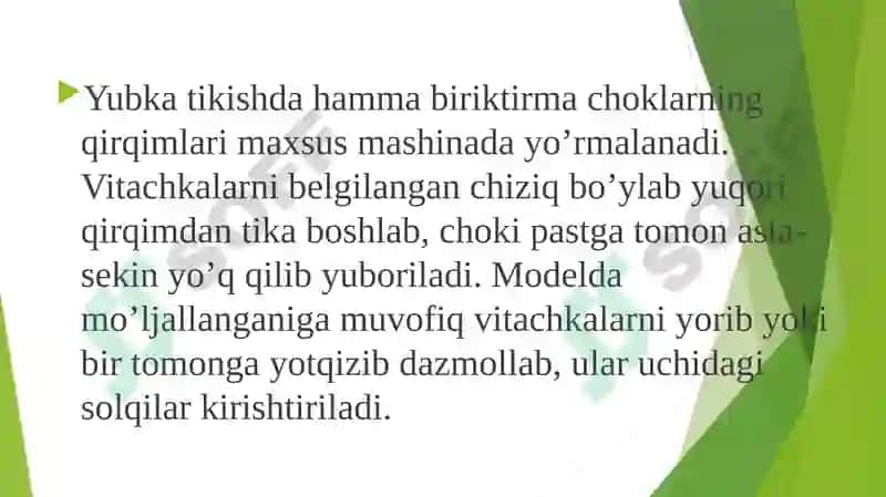 Ayollarning yubkasini tikish 3