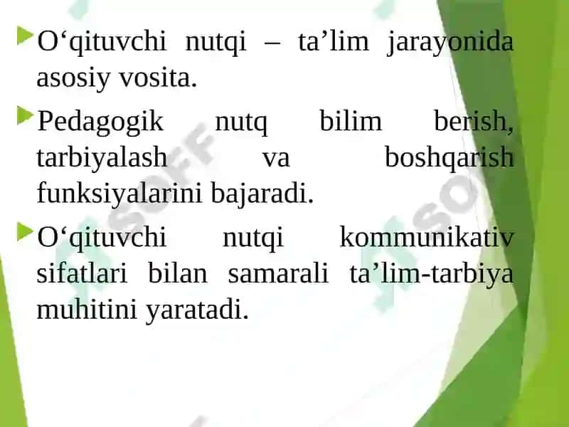 O‘qituvchi nutqining kommunikativ xususiyatlari 3