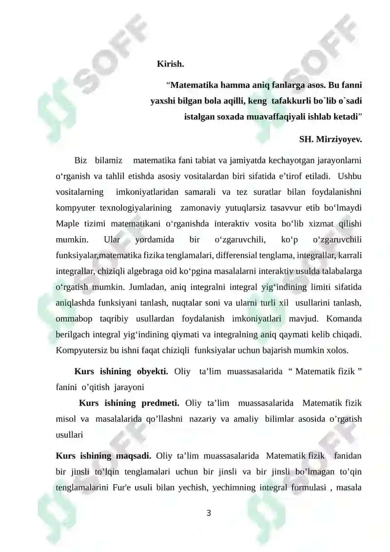 CHEKLI SOHALARDA TO’LQIN TENGLAMALARI 3