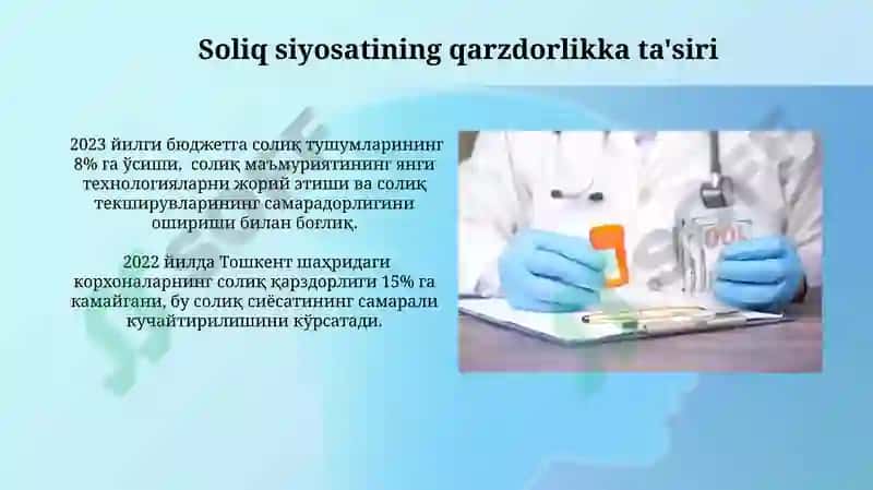Soliq organlarining byudjetga qarzdorlikni kamaytirishda roli 3