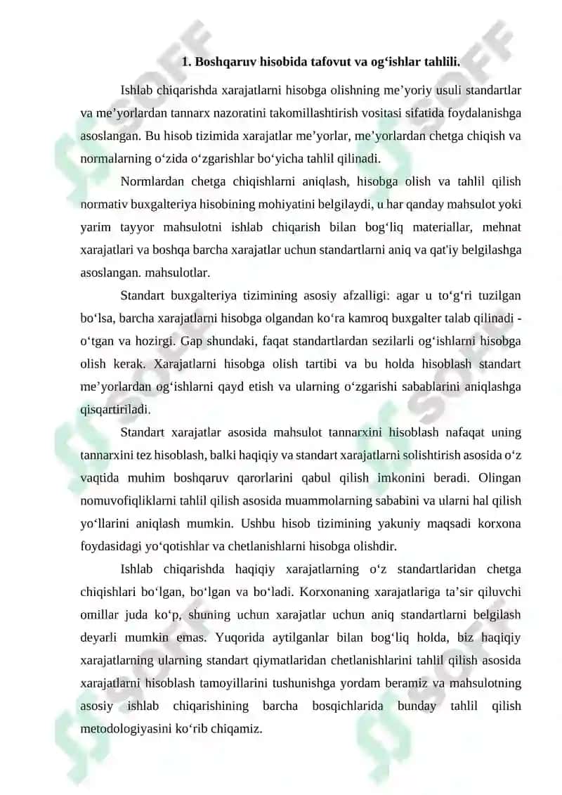 Boshqaruv hisobida tafovut va ogʻishlar tahlili 3