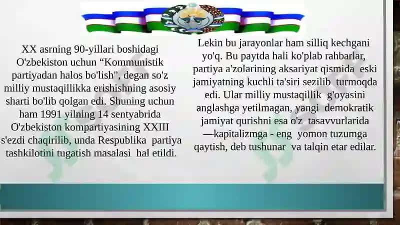 O‘zbekistonning eng yangi tarixi 3