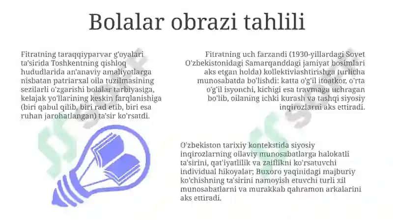 Fitratning "Oila" asari 3