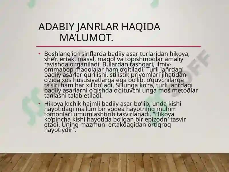 OʻQISH DARSLARIDA MATN USTIDA ISHLASH 3