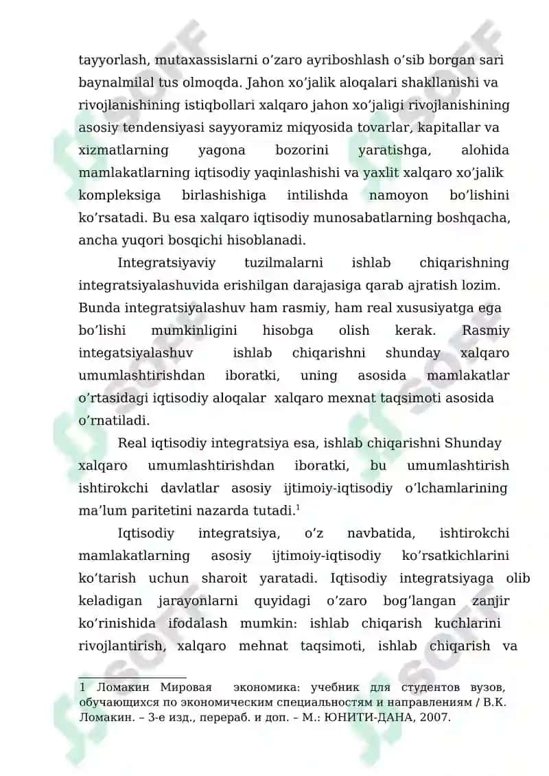 Xalqaro iqtisodiy tashkilotlar: mohiyati, zaruriyati, funksiyalari va guruhlanishi 3