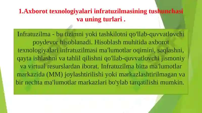 AXBOROT TEXNOLOGIYA-LARINING INFRATUZILMASI 3