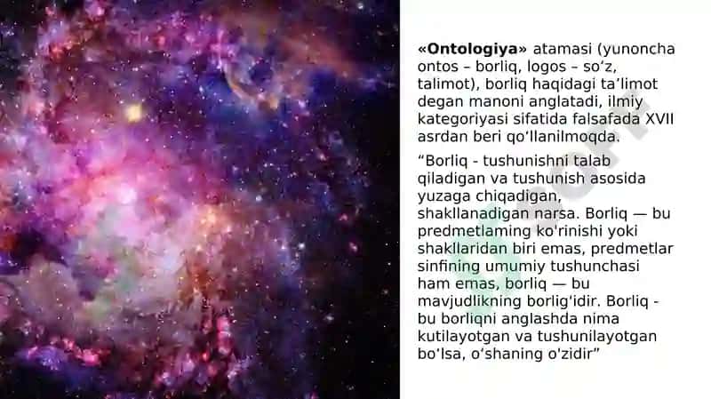 Borliq (ontologiya) va rivojlanish falsafasi 3