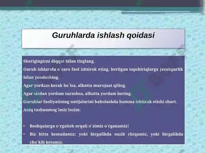 Sinfdan tashqari mashg`ulotlarda maxsus tur janrlaridan foydalanish: Sanama va aytim she’rlar 3