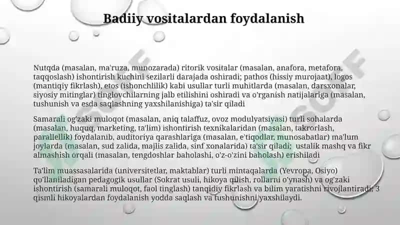 Koʻndirishning ogʻzaki taʼsir etish turlari va pedagogik texnika 3