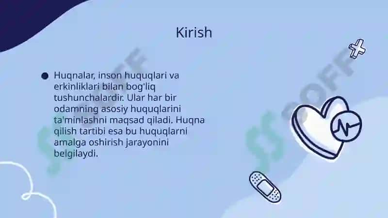 Huqnalar haqida maʼlumot. Huqna qilish tartibi 3
