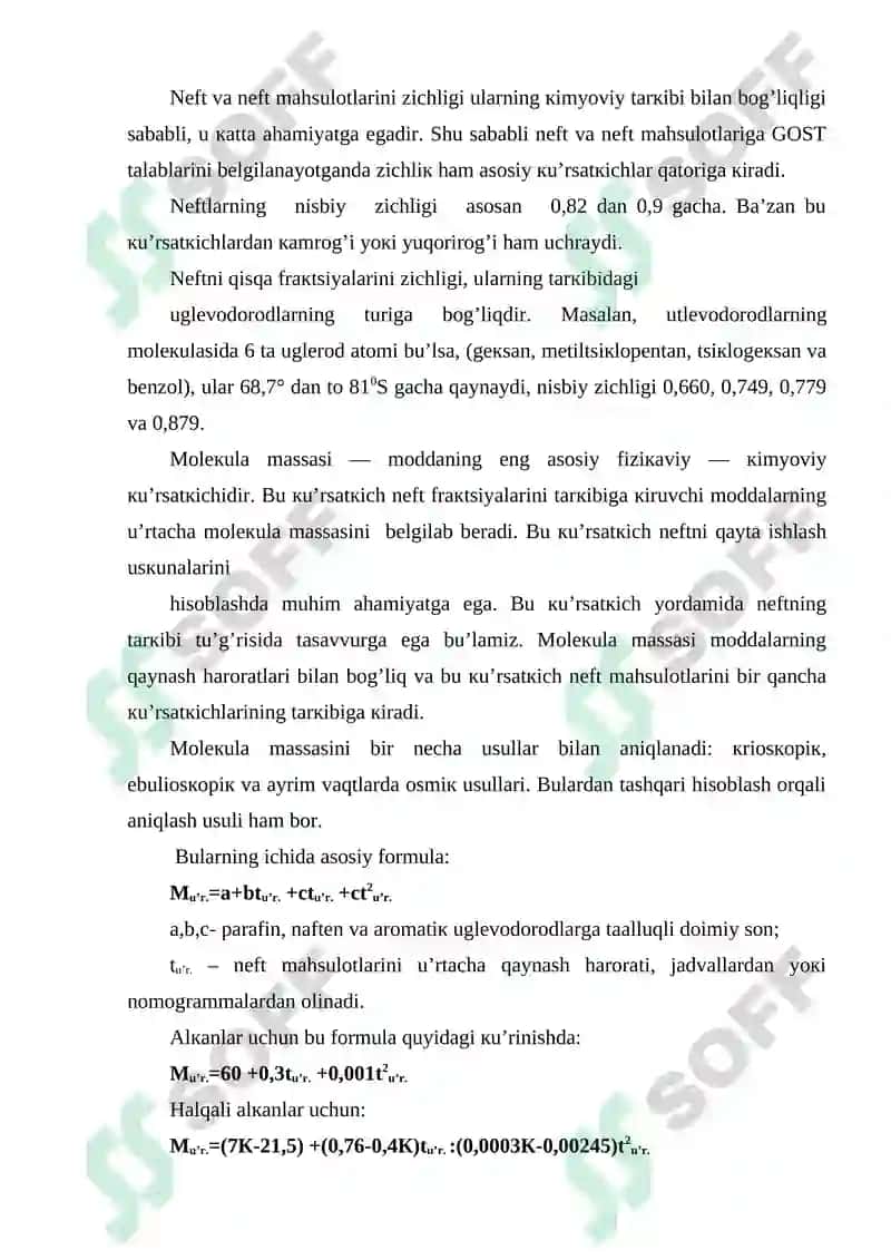 Neftning fizikaviy-kimyoviy xossalari 3