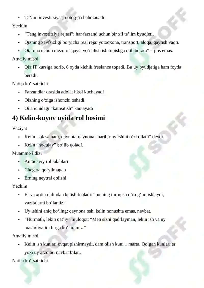 Oiladagi ijtimoiy tengsizlik va uning gender jihatlari 3
