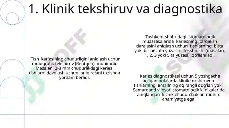 Karies kovaklarning tasnifi 3