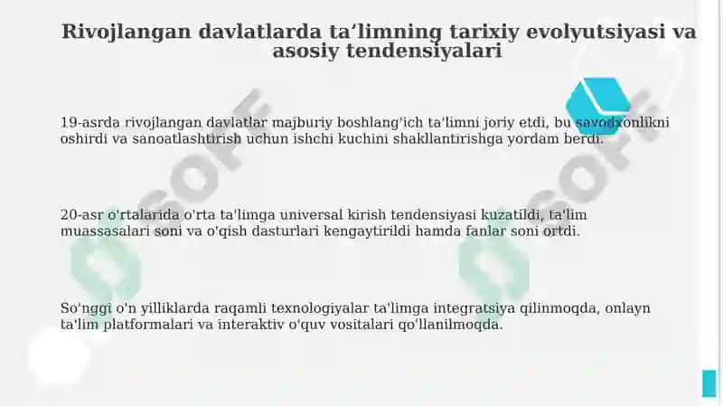 Ta’lim va tarbiya taraqqiyoti 3