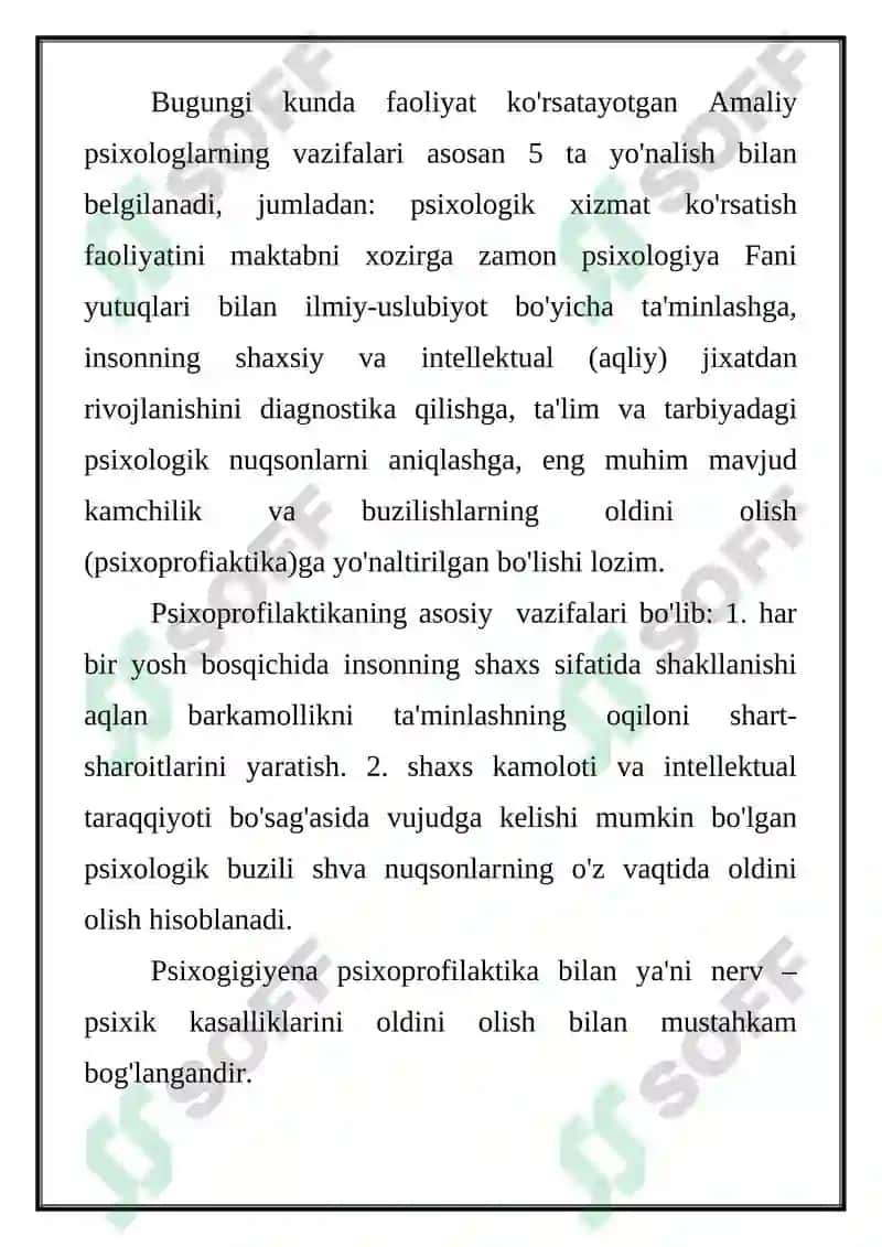 Psixogigiyena va psixoprofilaktika 3