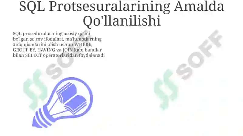 Zamonaviy SQL Protsdura Amaliyotlari 3