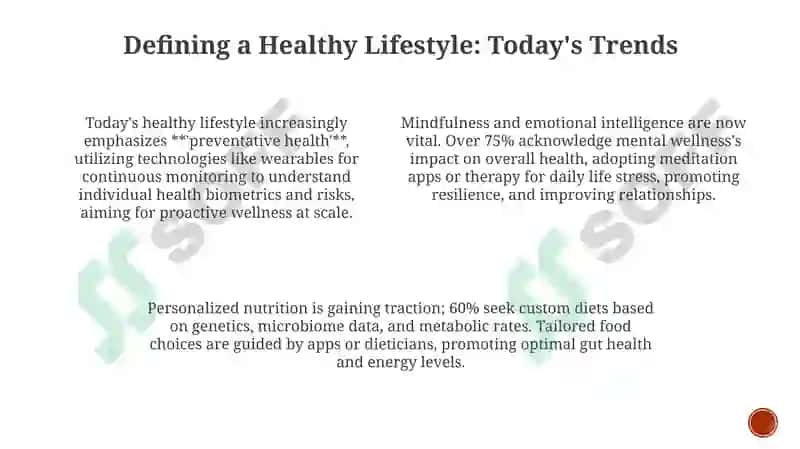 HEALTHY LIFESTYLE: TRENDS AND CHALLENGES 3