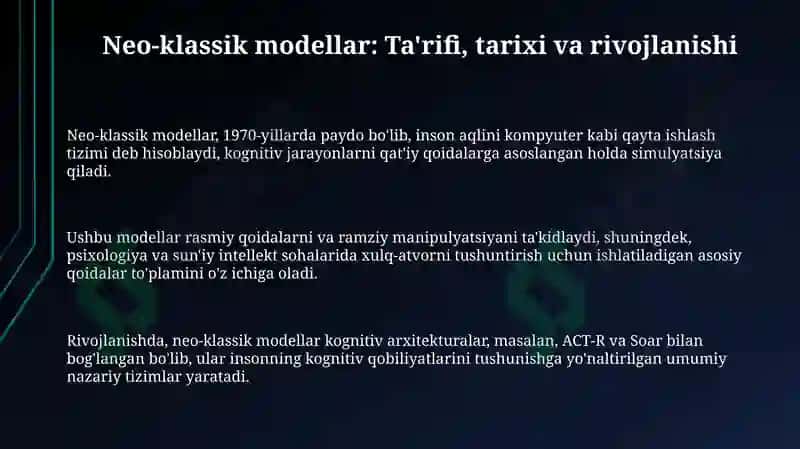 Neoklassik sentiz 3