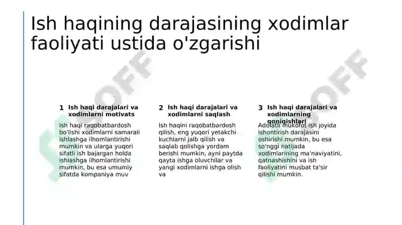 Turizm va mehmonxona sanoat korxonalarida ish haqi va ish unumdorligi 3