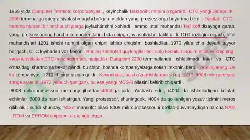 Kompyuter markaziy protsessorining vazifasi 3