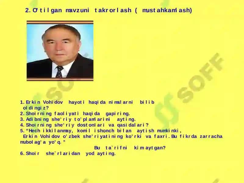 ABDULLA ORIPOVNING HAYOTI VA IJODI 3