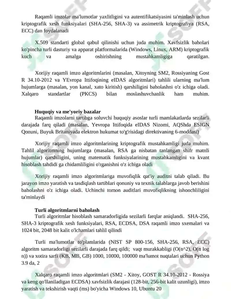 Xorijiy davlatlarning elektron raqamli imzo algoritimlari tahlili 3