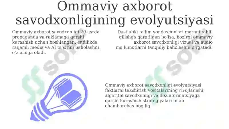 Ommaviy axborot savodxonligi 3