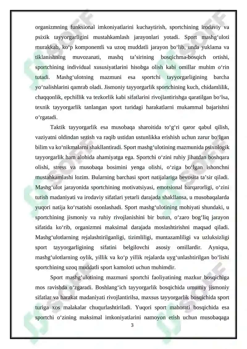 Sport mashg'ulotlarining metodologik asoslari 3