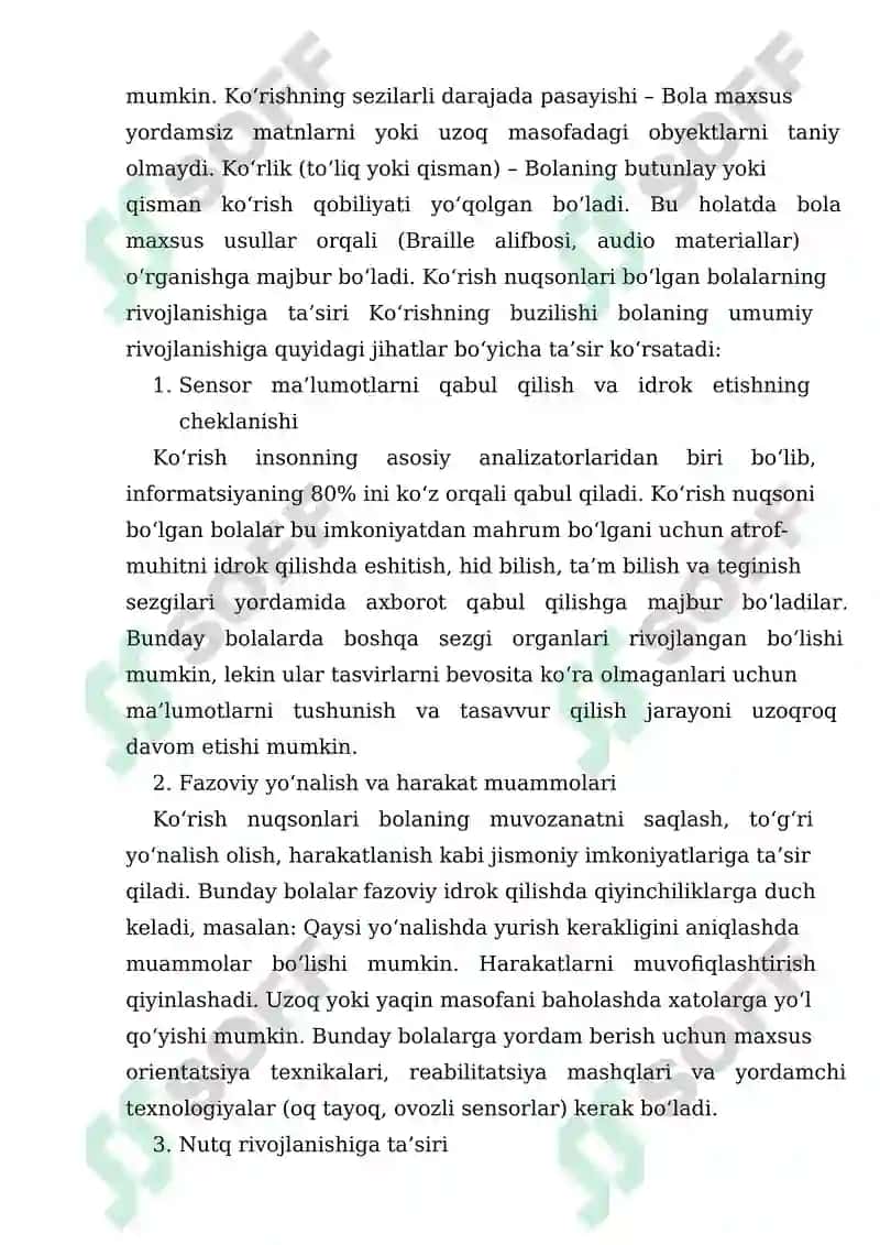 Ko‘rishda nuhsonlari bo‘lgan bolalar 3