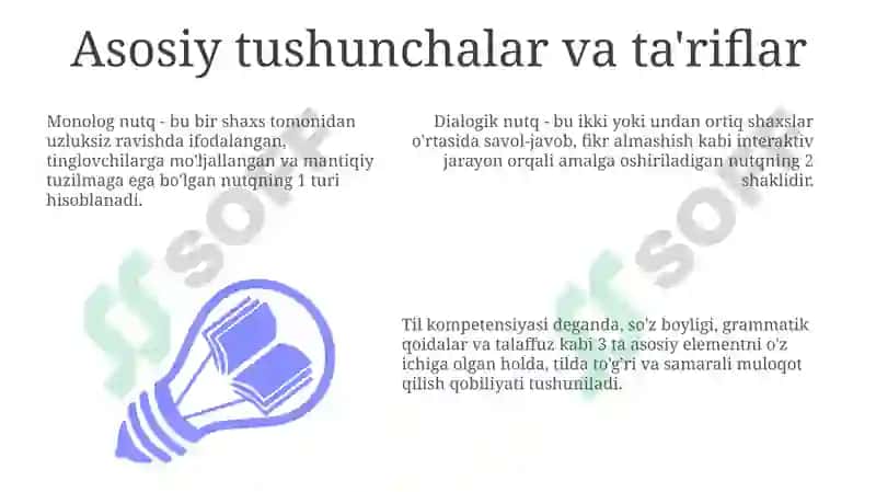 Monolog va dialogik nutq rivojlantirish usullari 3