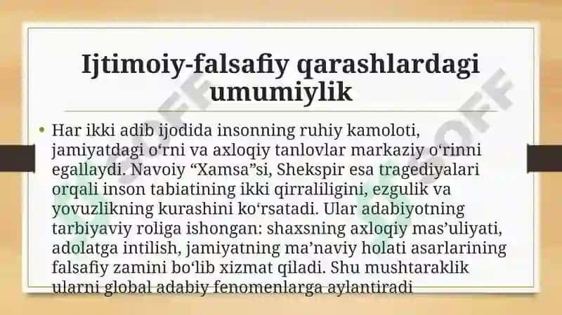 Alisher Navoiy va Vilyam Shekspir ijodida badiiy tamoyillar mushtarakligi va o‘ziga xoslik” 3