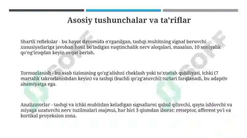 Oliy nerv faoliyatining asosiy qonuniyatlari 3
