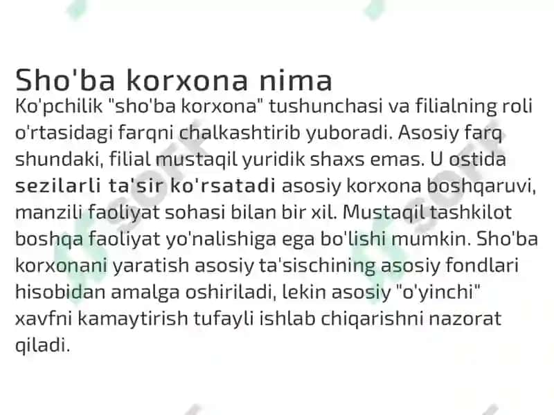 Sho’ba va qaram xo’jalik jamiyatlari faoliyatining farqli xususiyatlari 3