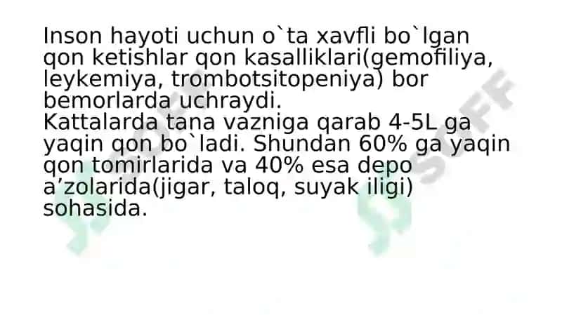Qon ketish turlari.Qon ketishini to`xtatish usullari 3