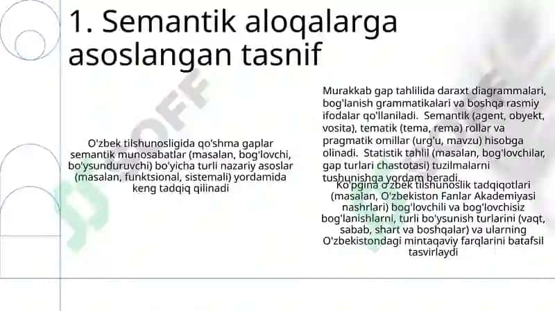 O’zbek tilshunosligida qo’shma gaplar tadqiqi va tasnifi 3
