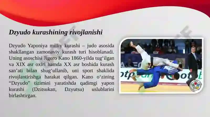 Dzyudova Sambokurashining rivojlanishi 3