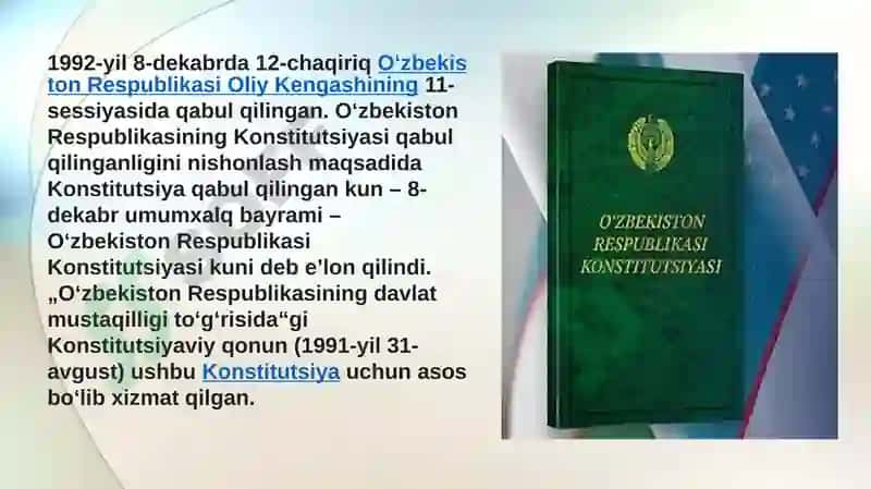 Oʻzbekiston Respublikasining Konstitutsiyasi 3