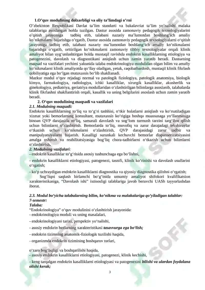 MODUL ISНCНI DASTURI 3