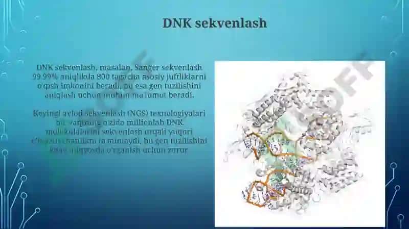 Genstrukturasini o'rganish metodlari 3