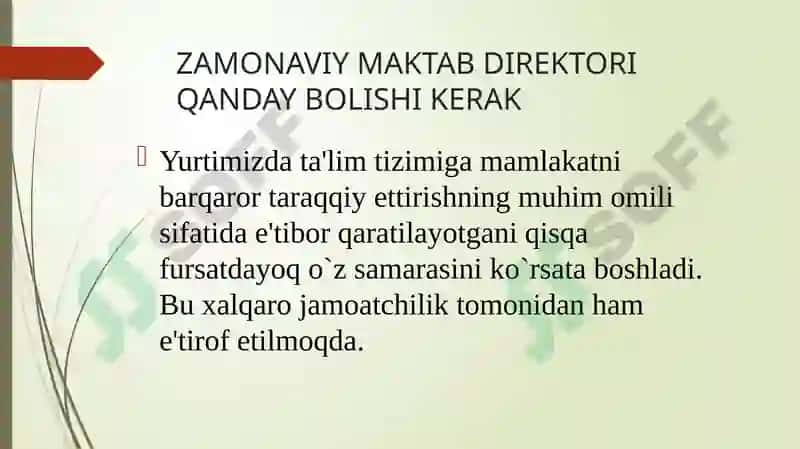 Zamonaviy Maktab Direktori Qanday Bolishi Kerak 3