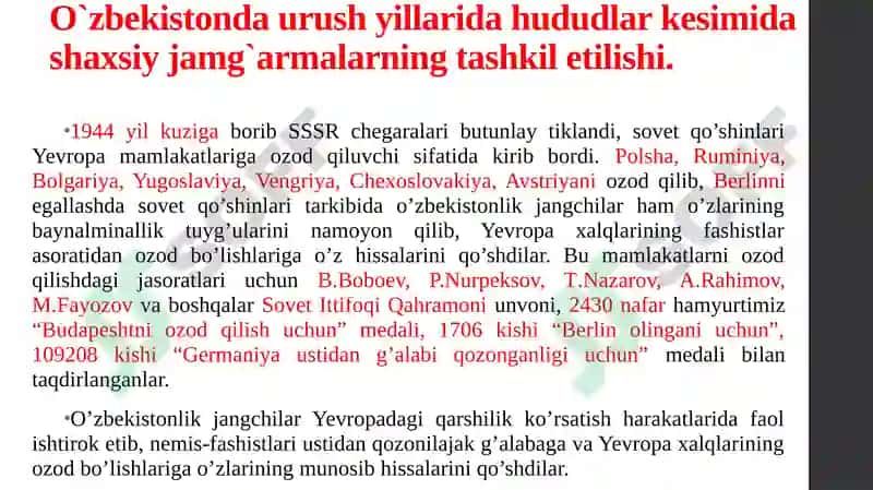 O`zbekistondagi shaxsiy jamg`armalar faoliyati 3