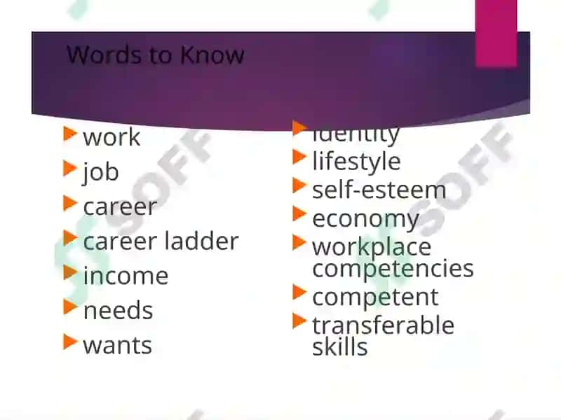WORK AND JOB 3