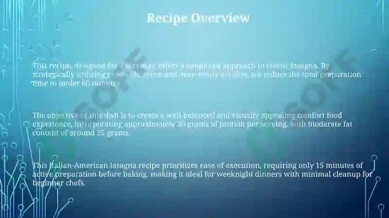Classic Lasagna Recipe 3