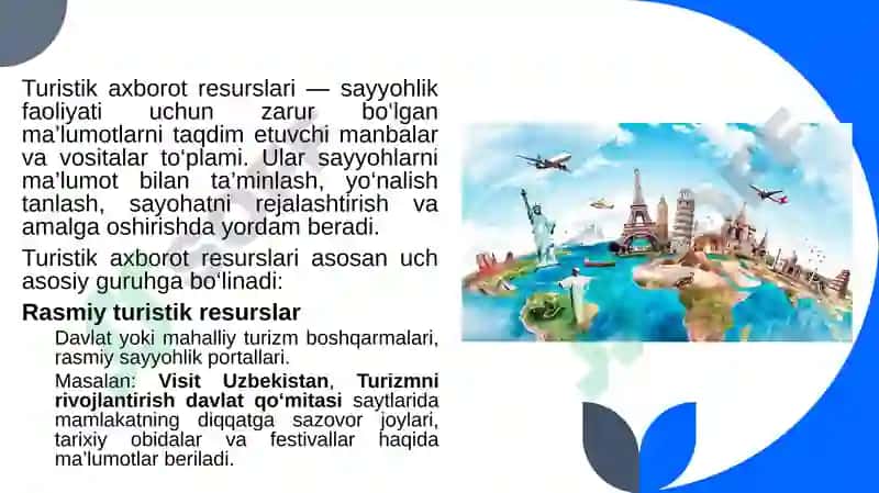 Turistik axborot resurslari 3