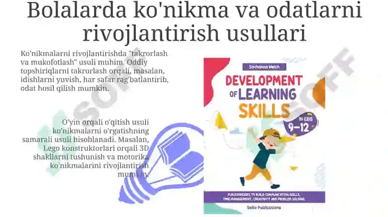 Bolalarda Ko'nikma va Odatlarni Rivojlantirishning Asosiy Usullari 3