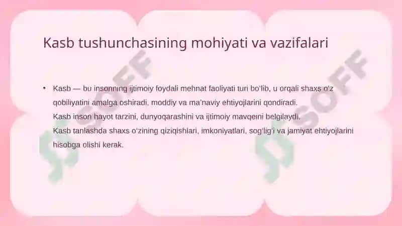 Kasbga koʻnikish va uning psixologik masalalari 3
